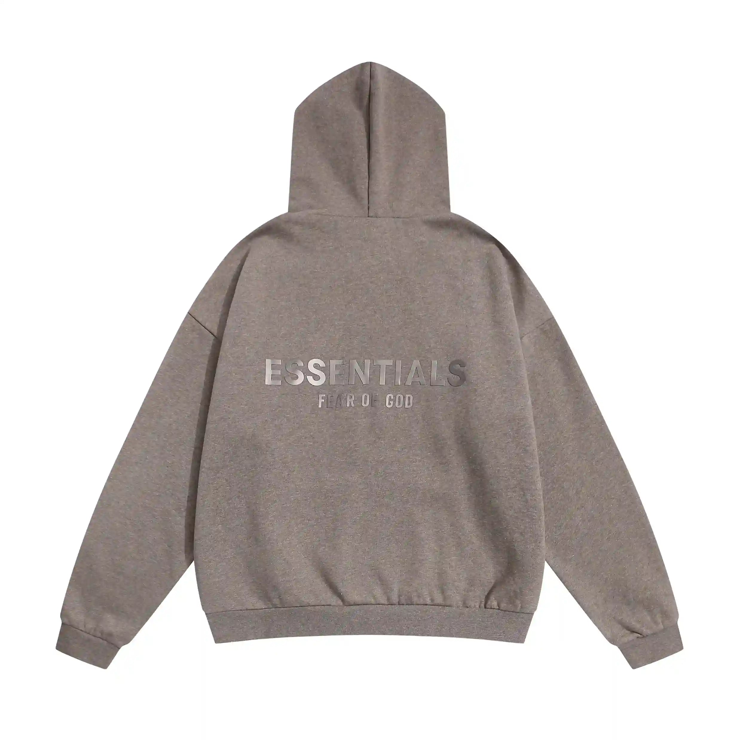 Essentials Clothing FOG Dark Heathered Oatmeal Hoodies