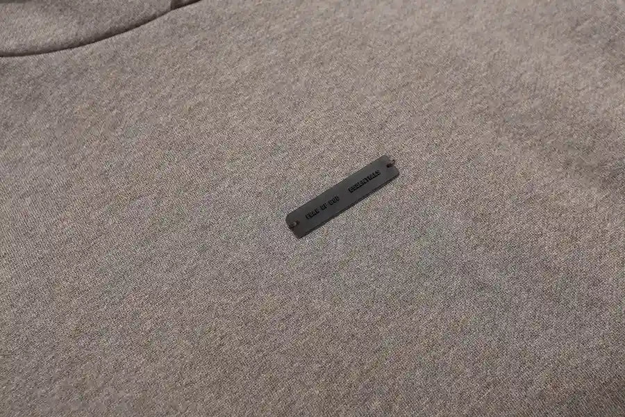 Essentials Clothing Fear Of God Dark Heathered Oatmeal Hoodies