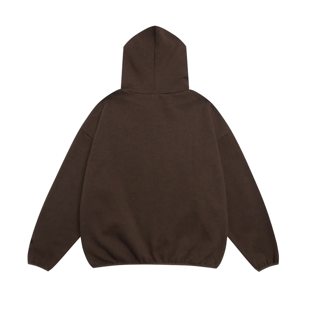 Essentials Clothing Fear Of God Essentials Brown Hoodies