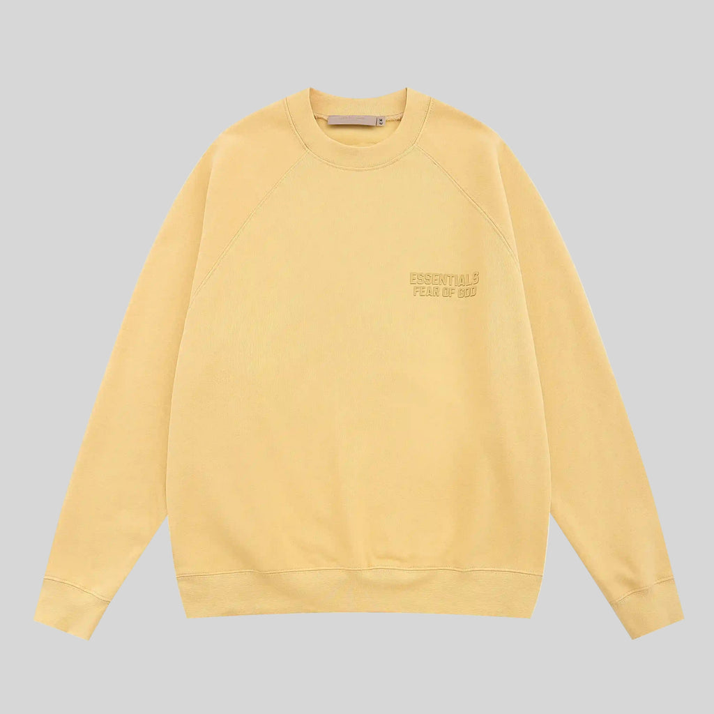 Essentials Clothing Garden Yellow Sweatshirt Front 