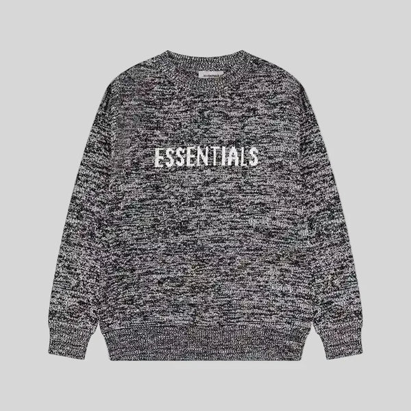 essentials grey sweatshirt relaxed fit streetwear