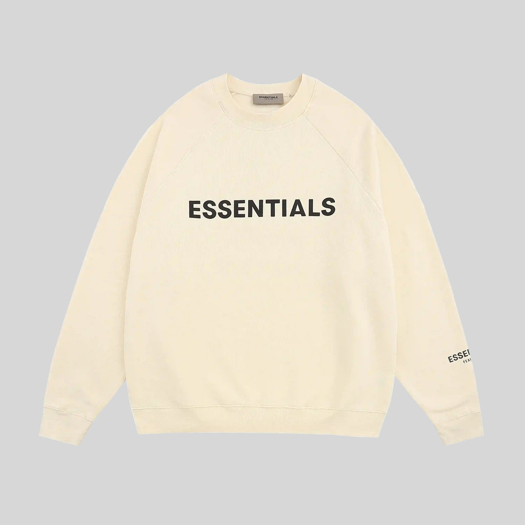 Essentials Clothing Light Cream Sweatshirt