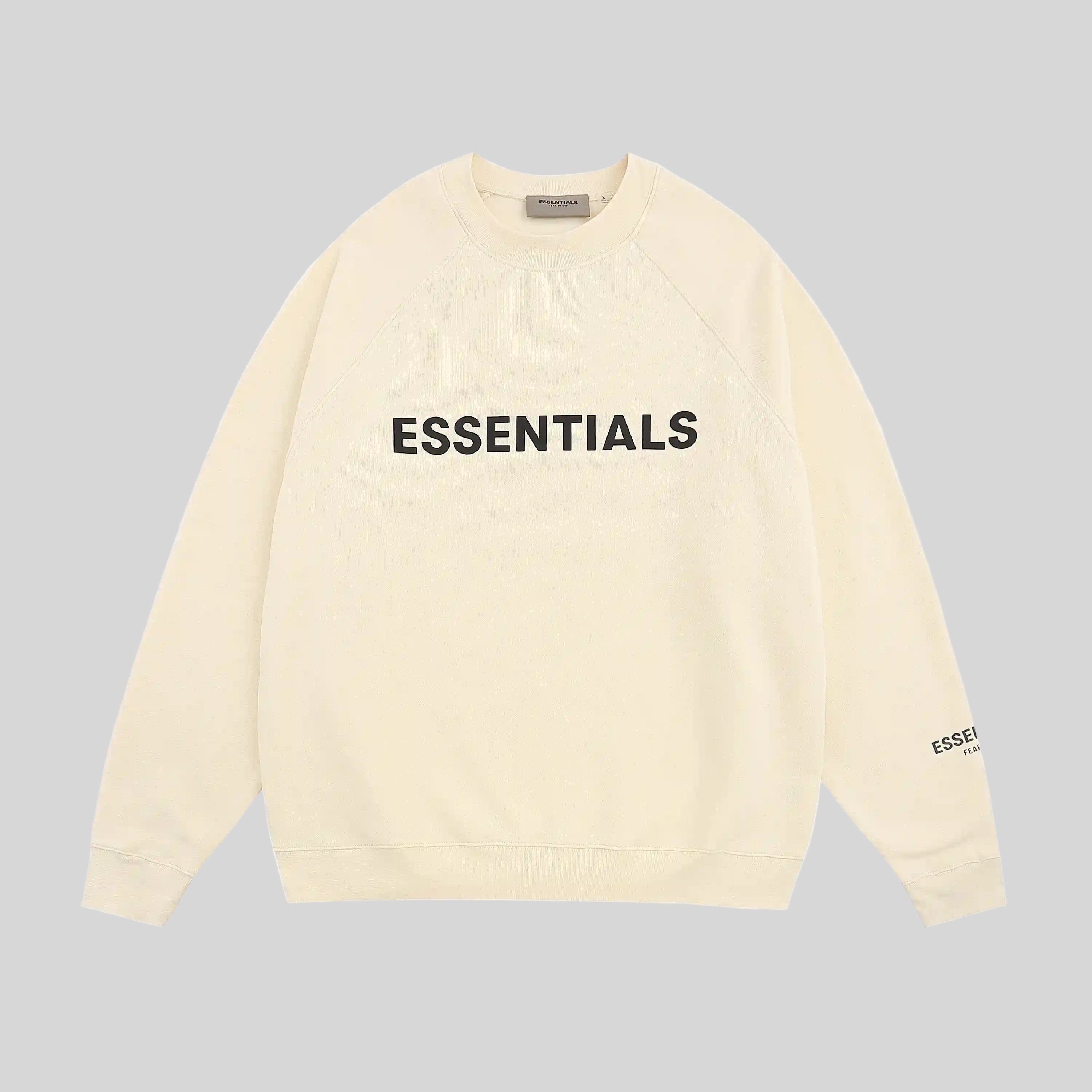 Essentials Clothing Light Cream Sweatshirt