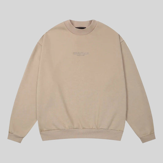Essentials Clothing Oatmeal Sweatshirt