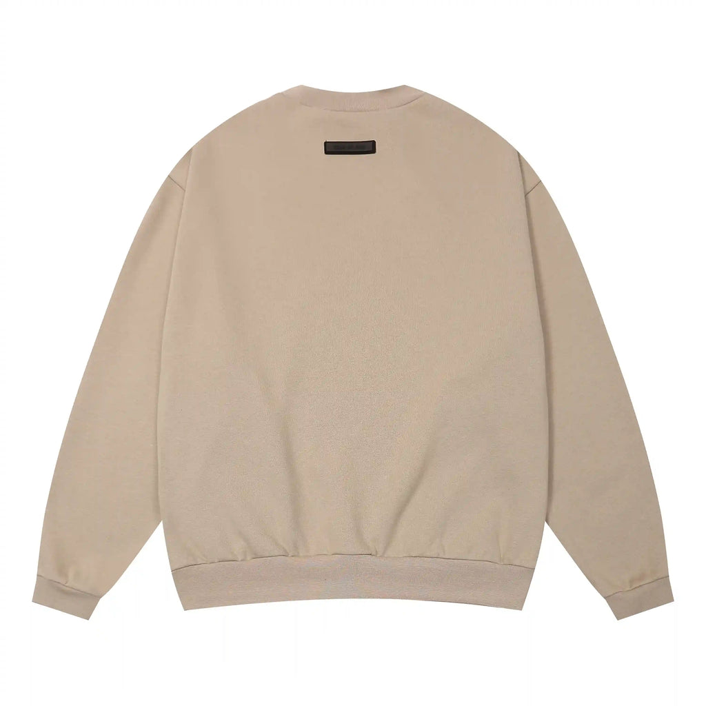 Essentials Clothing Oatmeal Sweatshirt Back