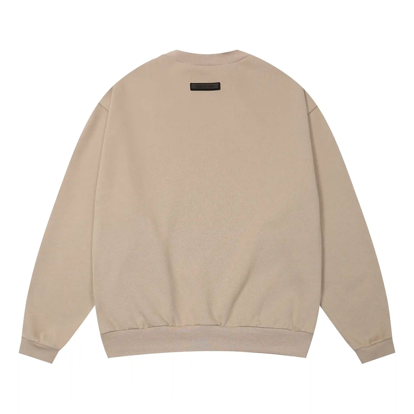 Essentials Clothing Oatmeal Sweatshirt Back