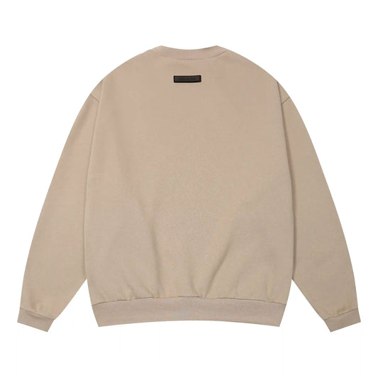 Essentials Clothing Oatmeal Sweatshirt Back