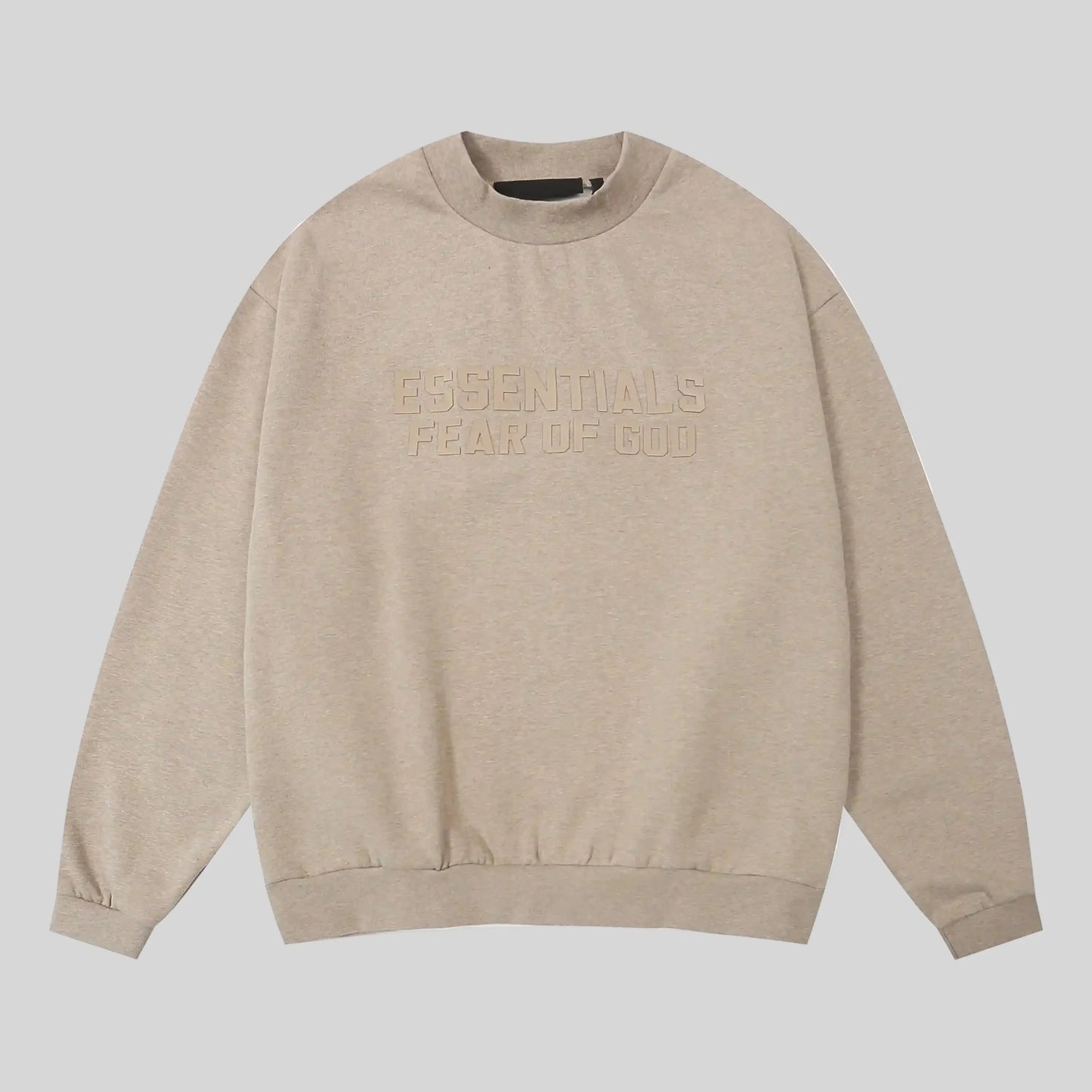 essentials sandrift sweatshirt relaxed fit streetwear