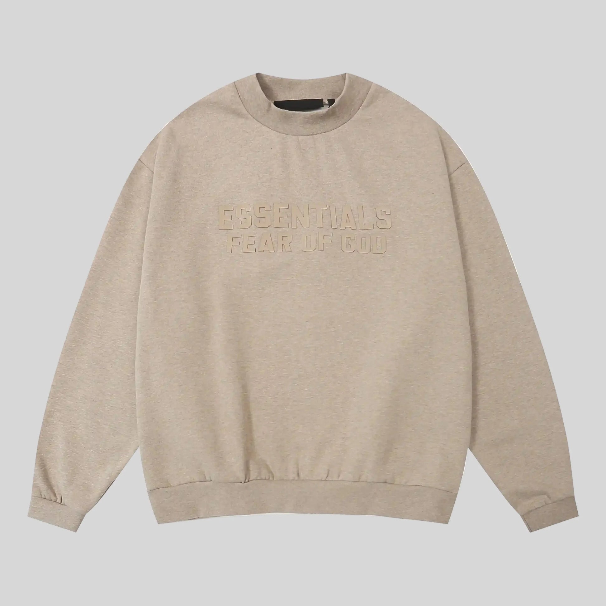essentials sandrift sweatshirt relaxed fit streetwear