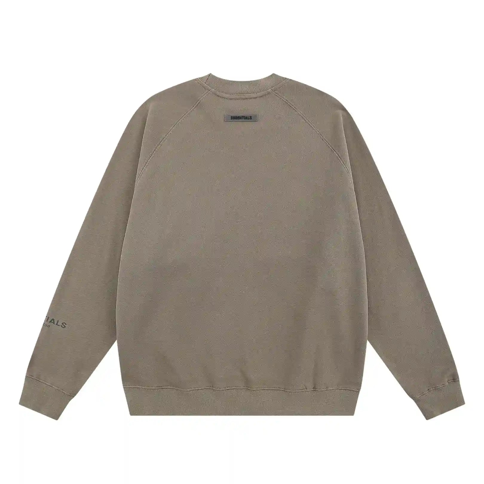 essentials sandrift crewneck sweatshirt soft fleece casual