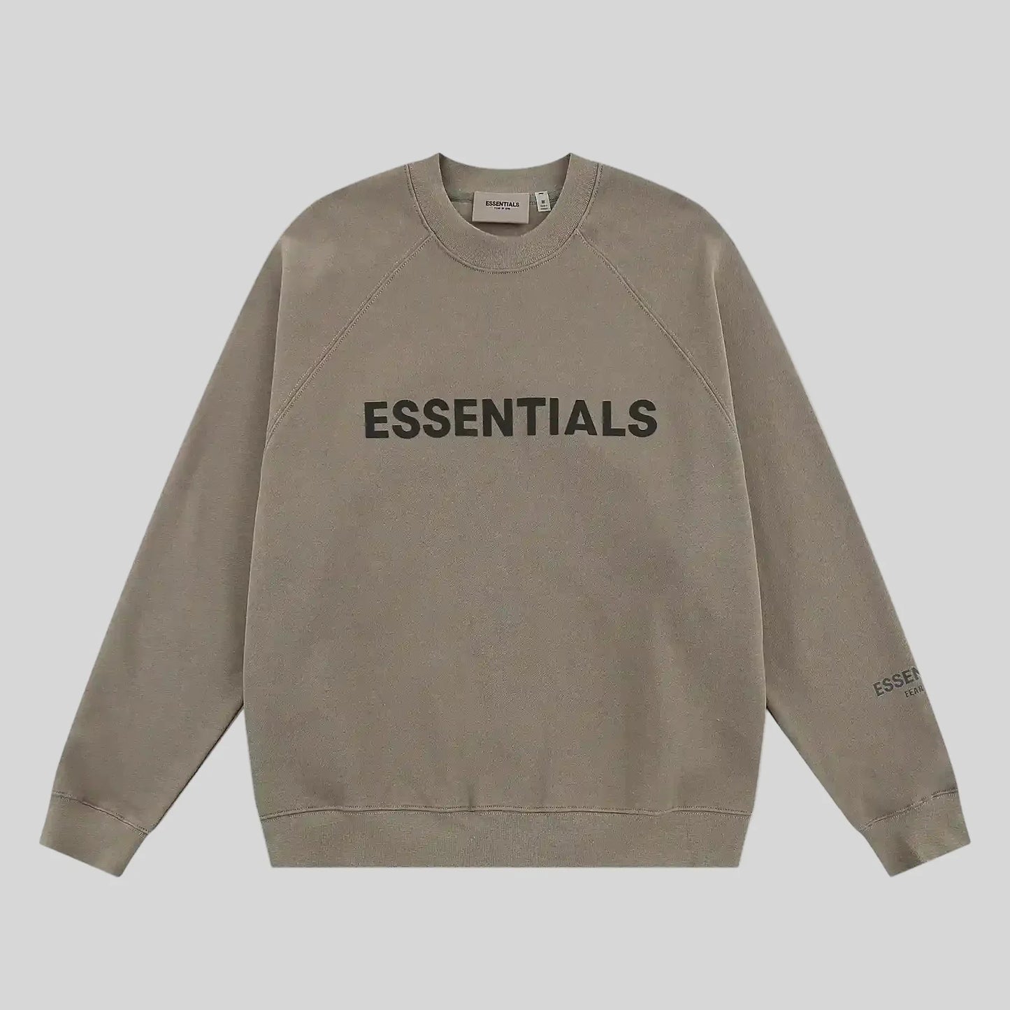 essentials sandrift sweatshirt relaxed fit streetwear