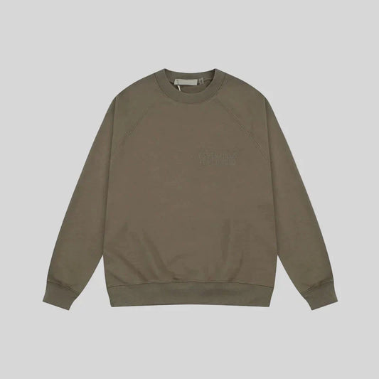 essentials sandrift sweatshirt relaxed fit streetwear