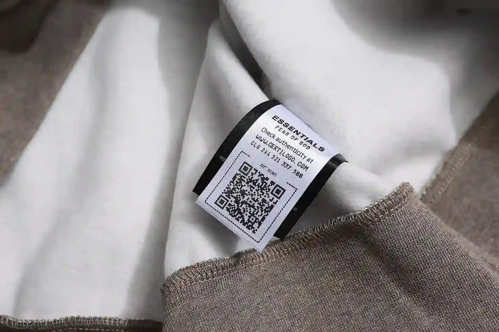 Essentials Dark Heathered Oatmeal Hoodie