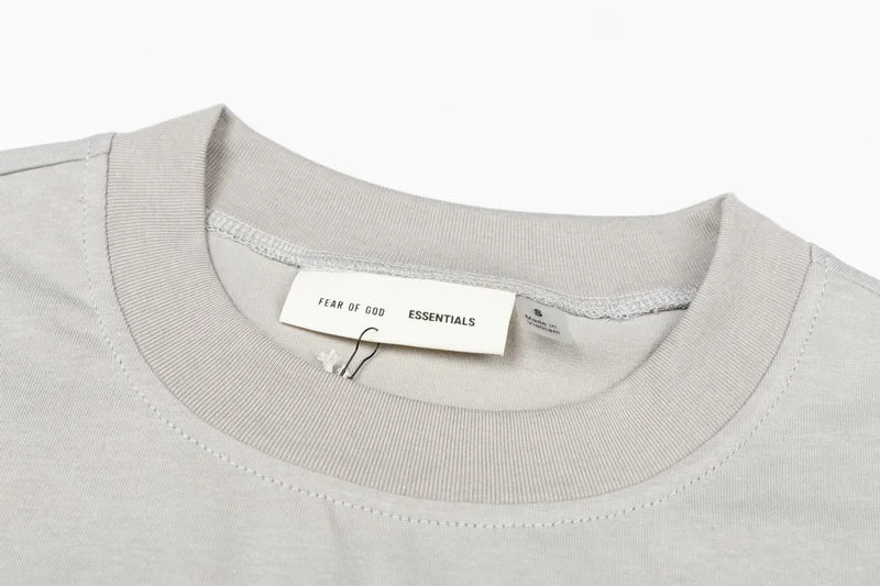Essentials Dark Wheat Gray Short Sleeve T-Shirt