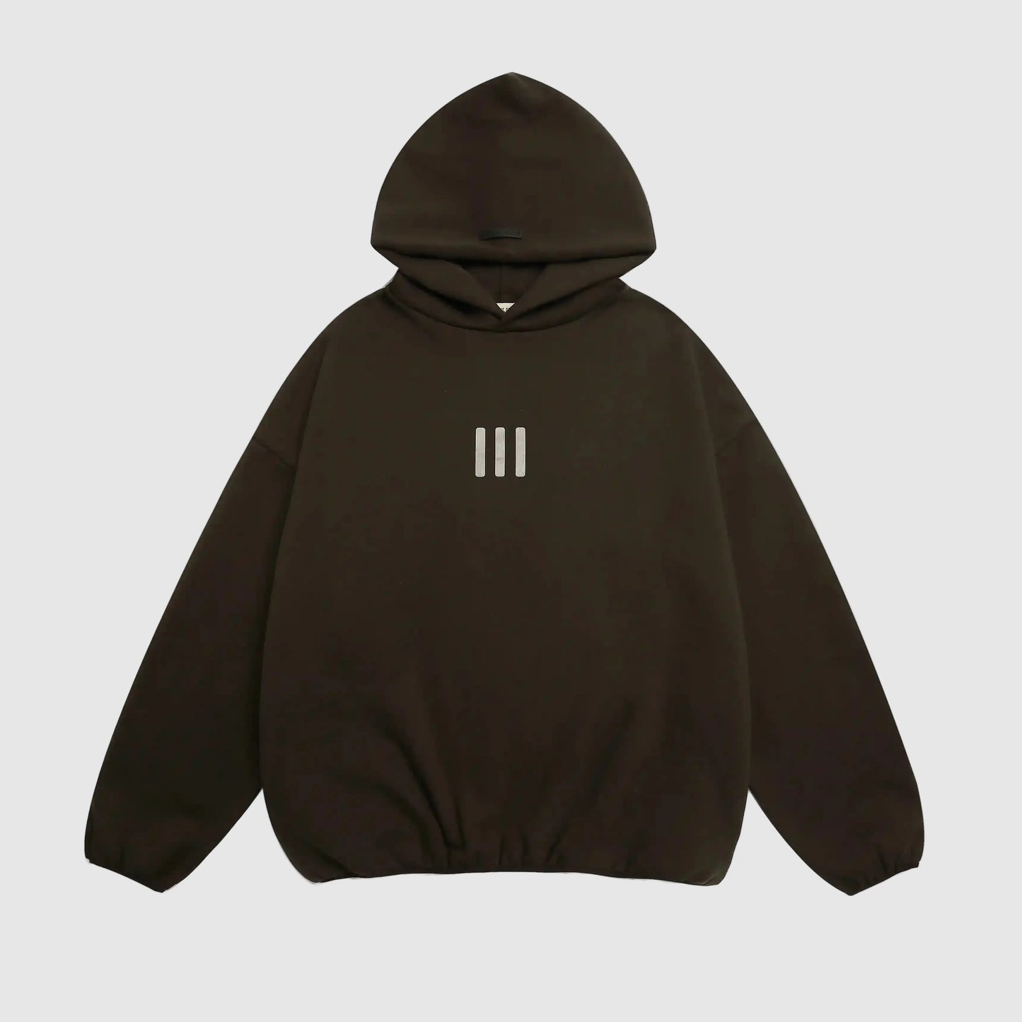 essentials brown hoodie relaxed fit streetwear