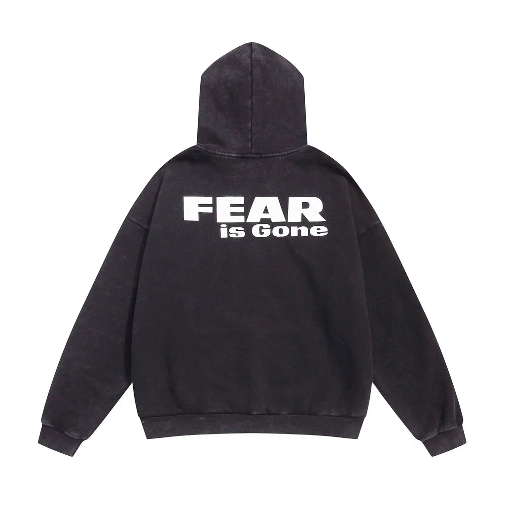 Essentials Fear Of God Black Fear Is Gone Hoodie