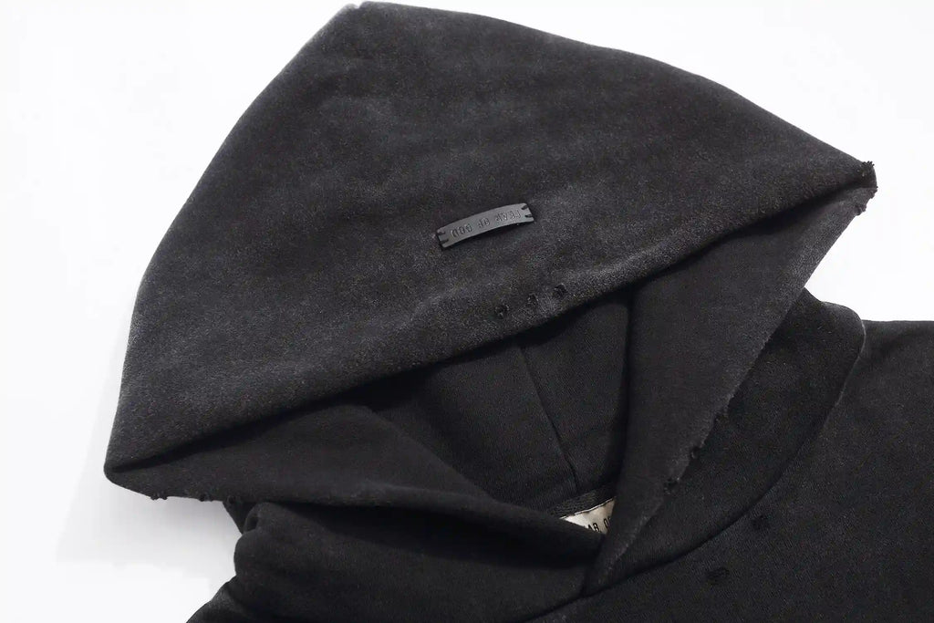 Essentials Fear Of God Black Fear Is Gone Hoodies