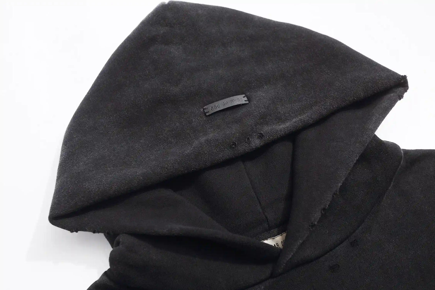 Essentials Fear Of God Black Fear Is Gone Hoodies