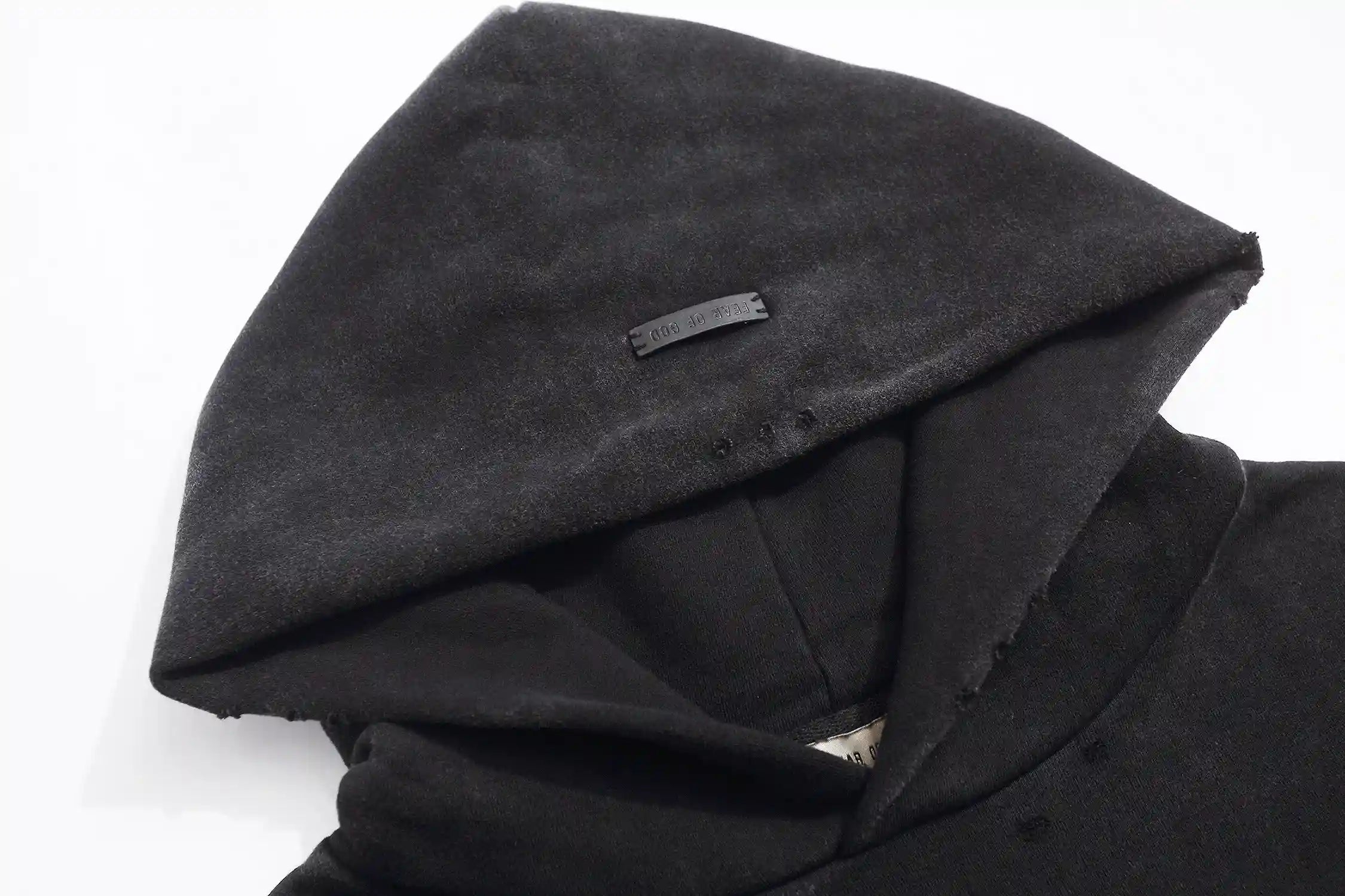 Essentials Fear Of God Black Fear Is Gone Hoodies