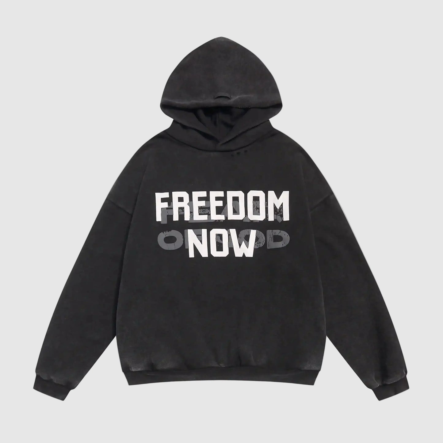 Essentials Fear Of God Black Freedom Now Hoodie