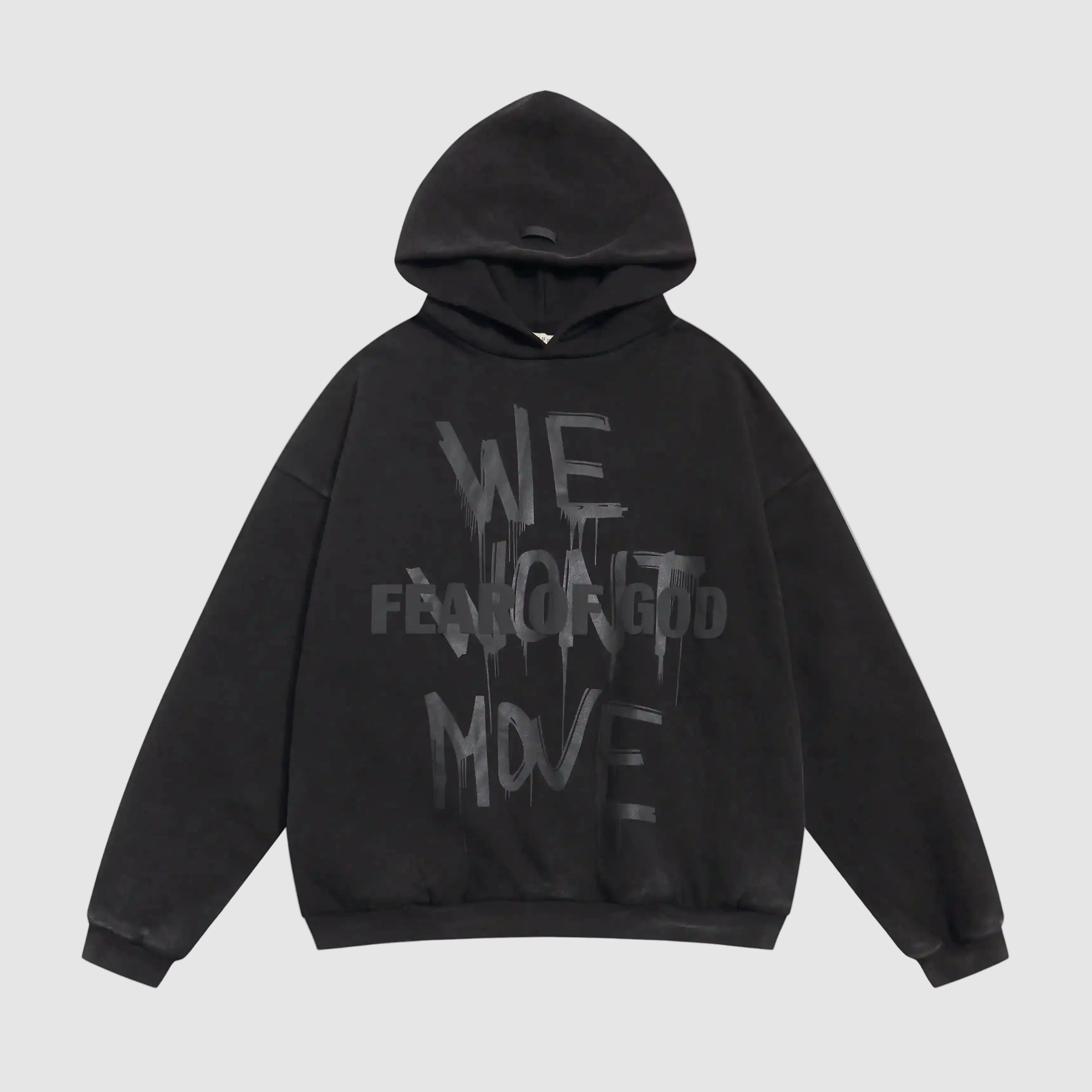 Essentials Fear Of God Black We Wont Move Hoodie
