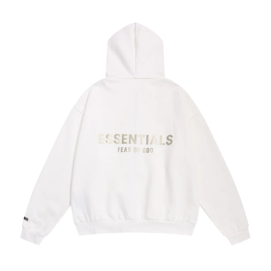 Fear of God Essentials Cloud Dance zip-up hoodie relaxed fit
