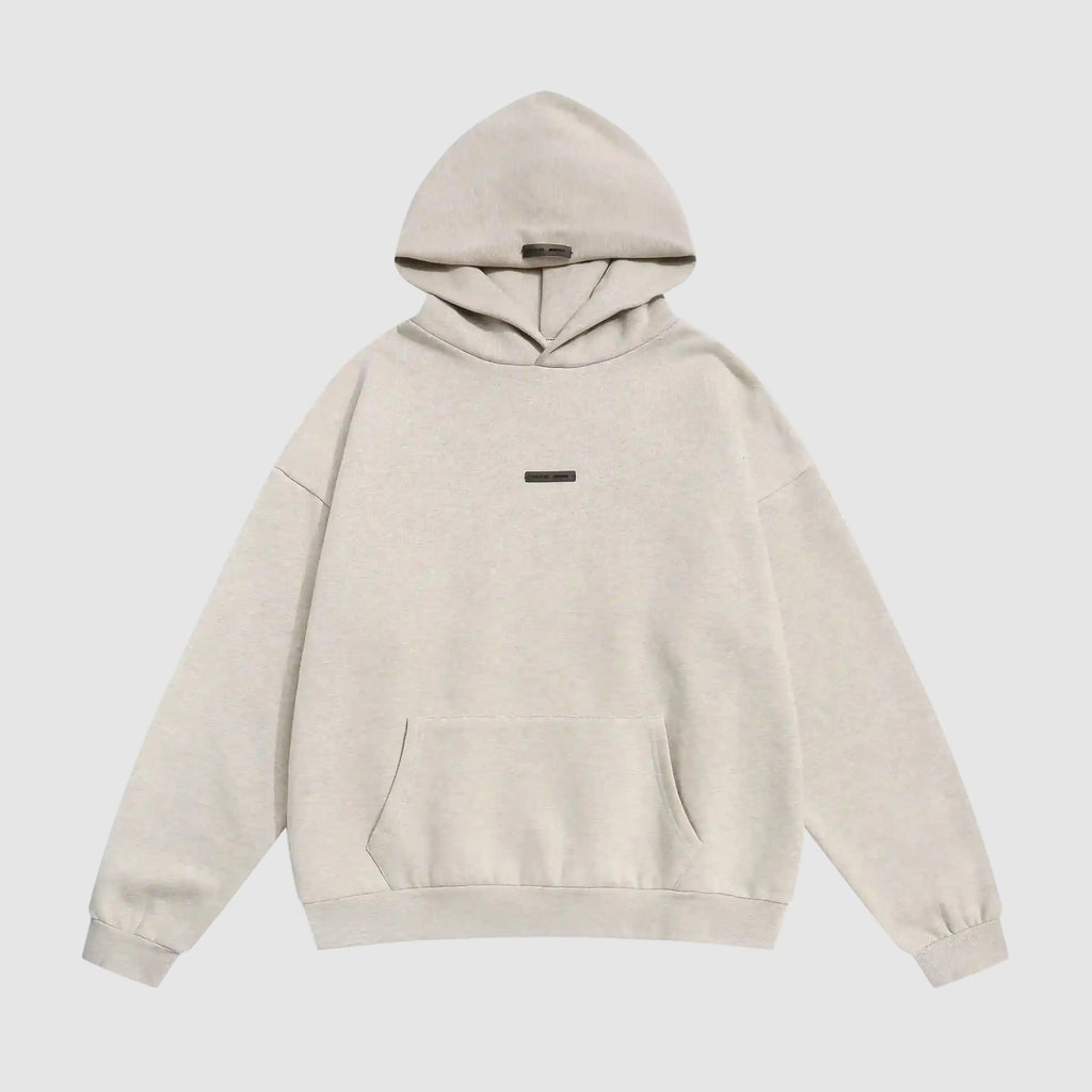 Essentials Fear Of God Light Heathered Oatmeal Hoodie