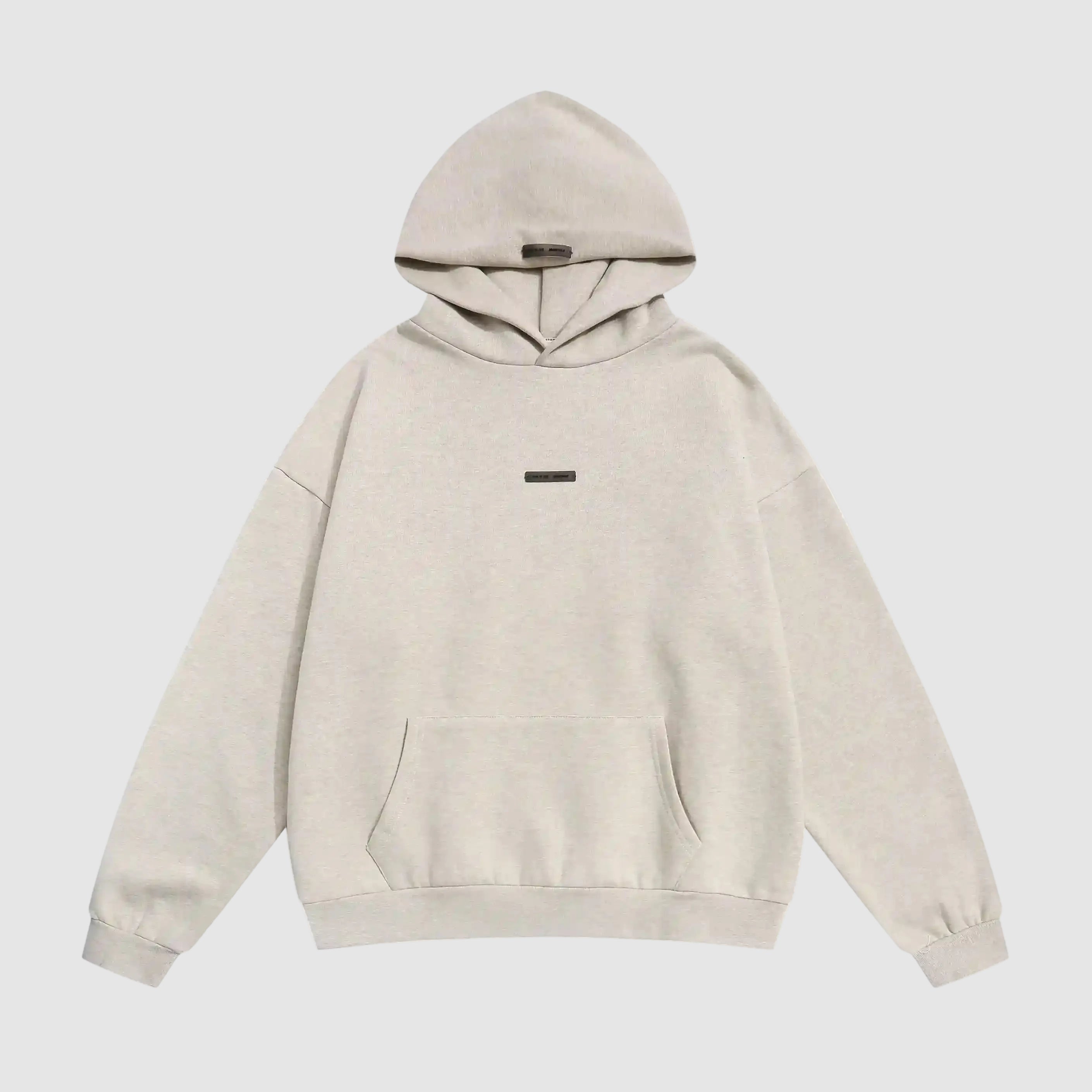 Essentials Fear Of God Light Heathered Oatmeal Hoodie