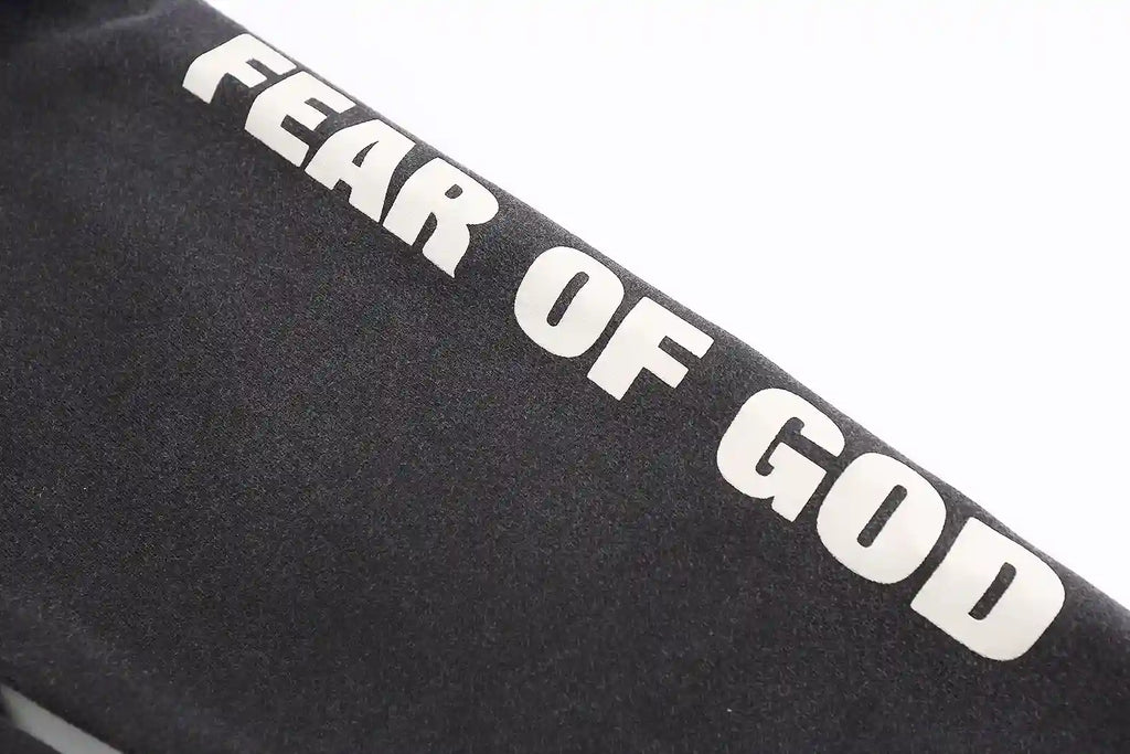 Essentials Fear Of God Sinners Black Hoodie