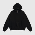 Essentials Fear Of God Zip Black Hoodie