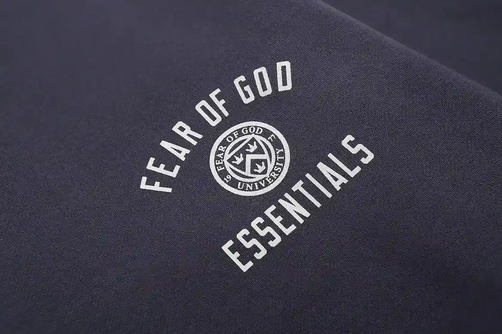 Essentials Fear Of God Zip Blue Fear Of God State Hoodie