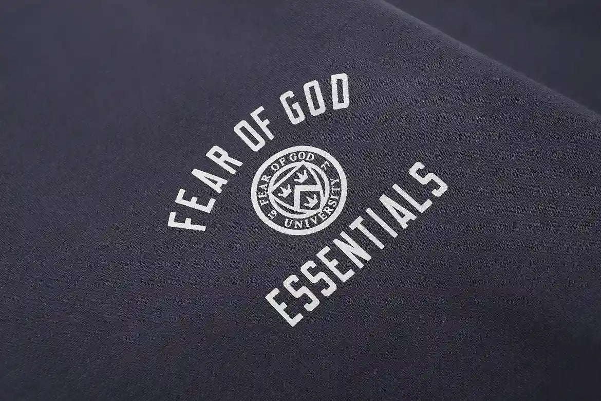 Essentials Fear Of God Zip Blue Fear Of God State Hoodie