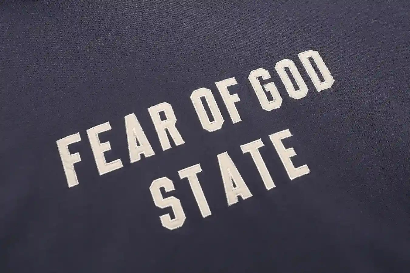 Essentials Fear Of God Zip Blue Fear Of God State Hoodies