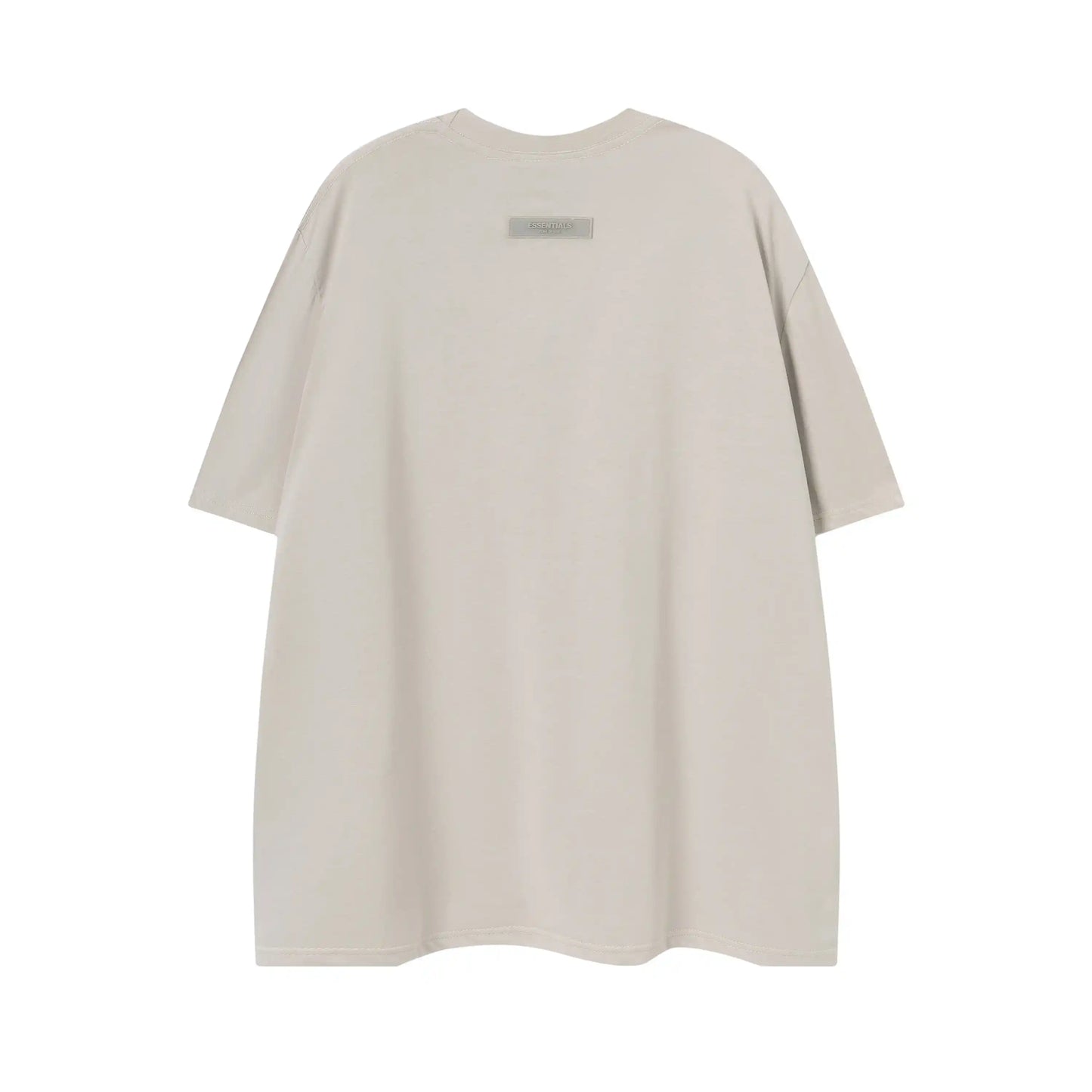 Everyday casual styling with essentials dark oatmeal t-shirt by Fear of God