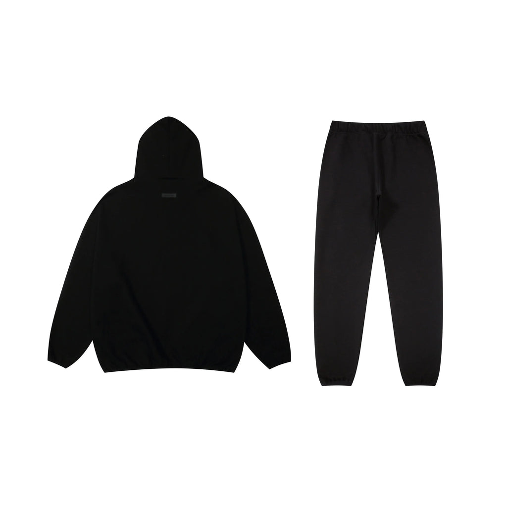 FEAR OF GOD ESSENTIALS Clothing Black Long Sleeve Tracksuit 2