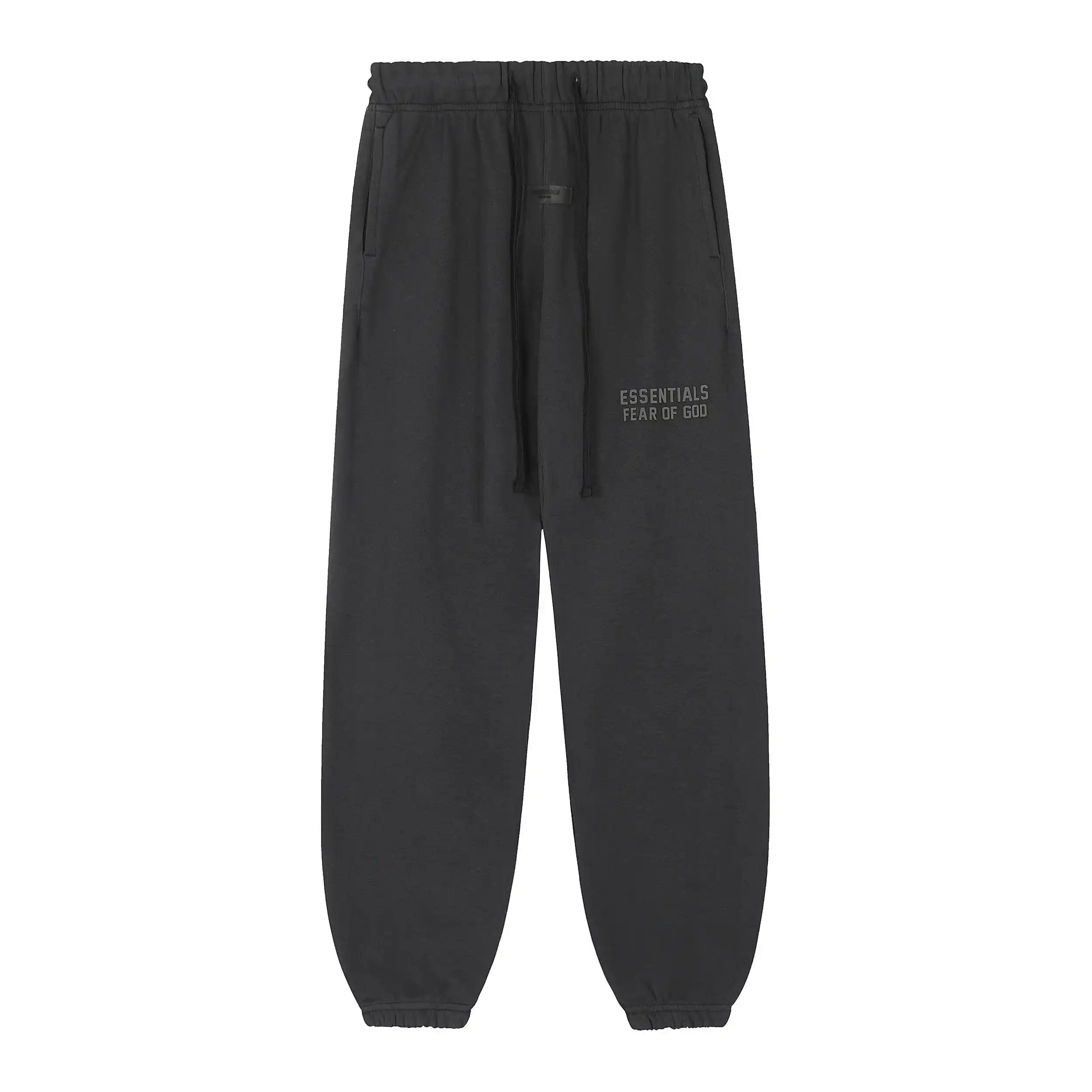 FEAR OF GOD ESSENTIALS Clothing Black Longsleeve Tracksuit 5