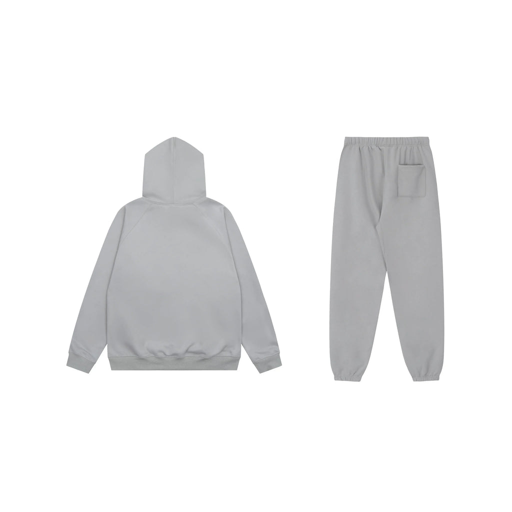 FEAR OF GOD ESSENTIALS Clothing Dusty Grey Long Sleeve Tracksuit 2