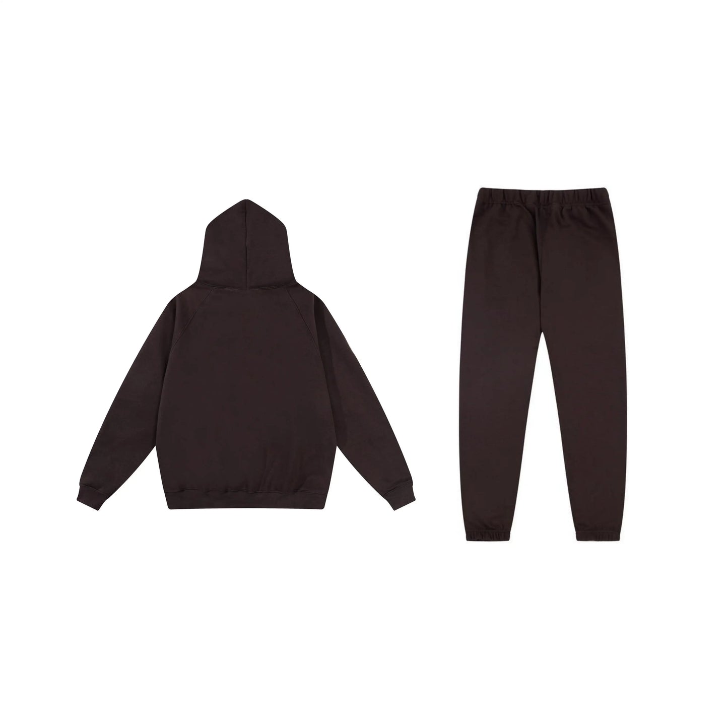 Essentials tracksuit english walnut angled view relaxed fit set