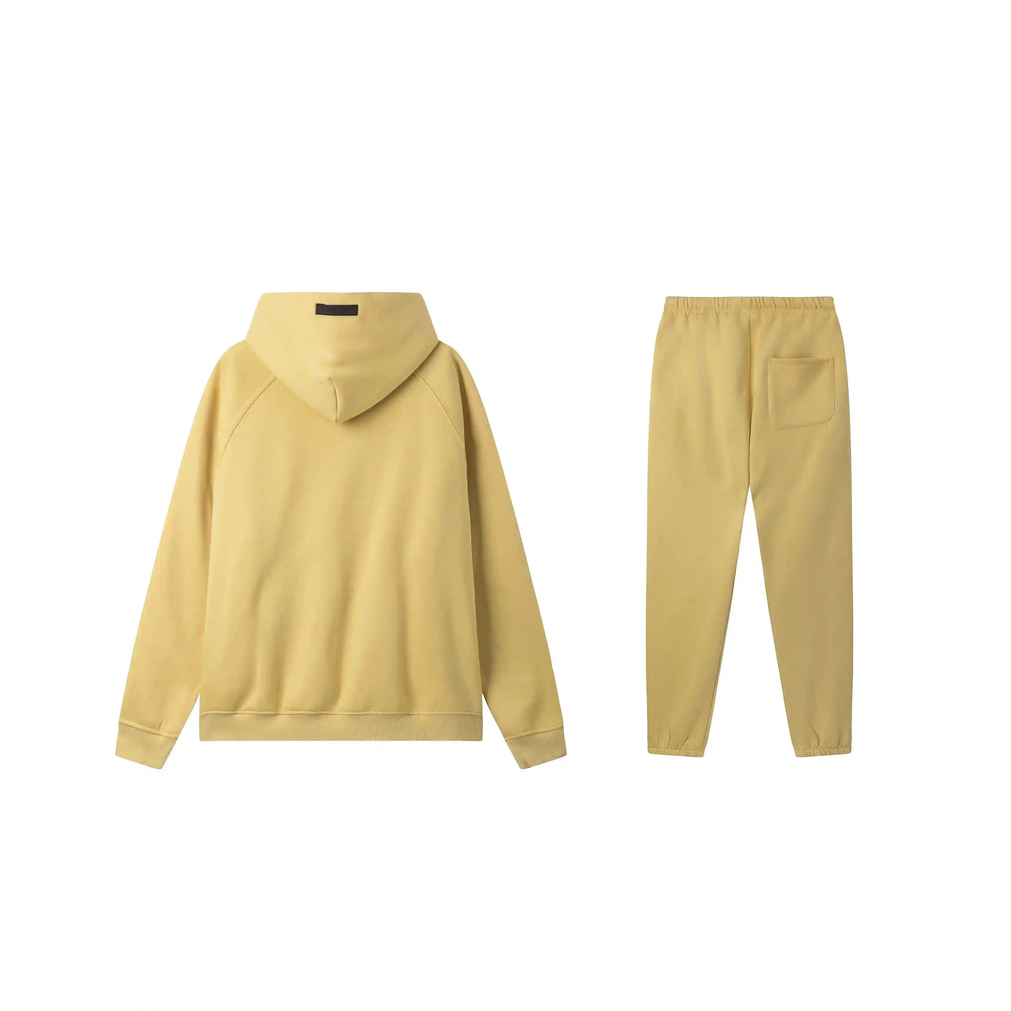 FEAR OF GOD ESSENTIALS Clothing Garden Yellow Longsleeve Tracksuit 2