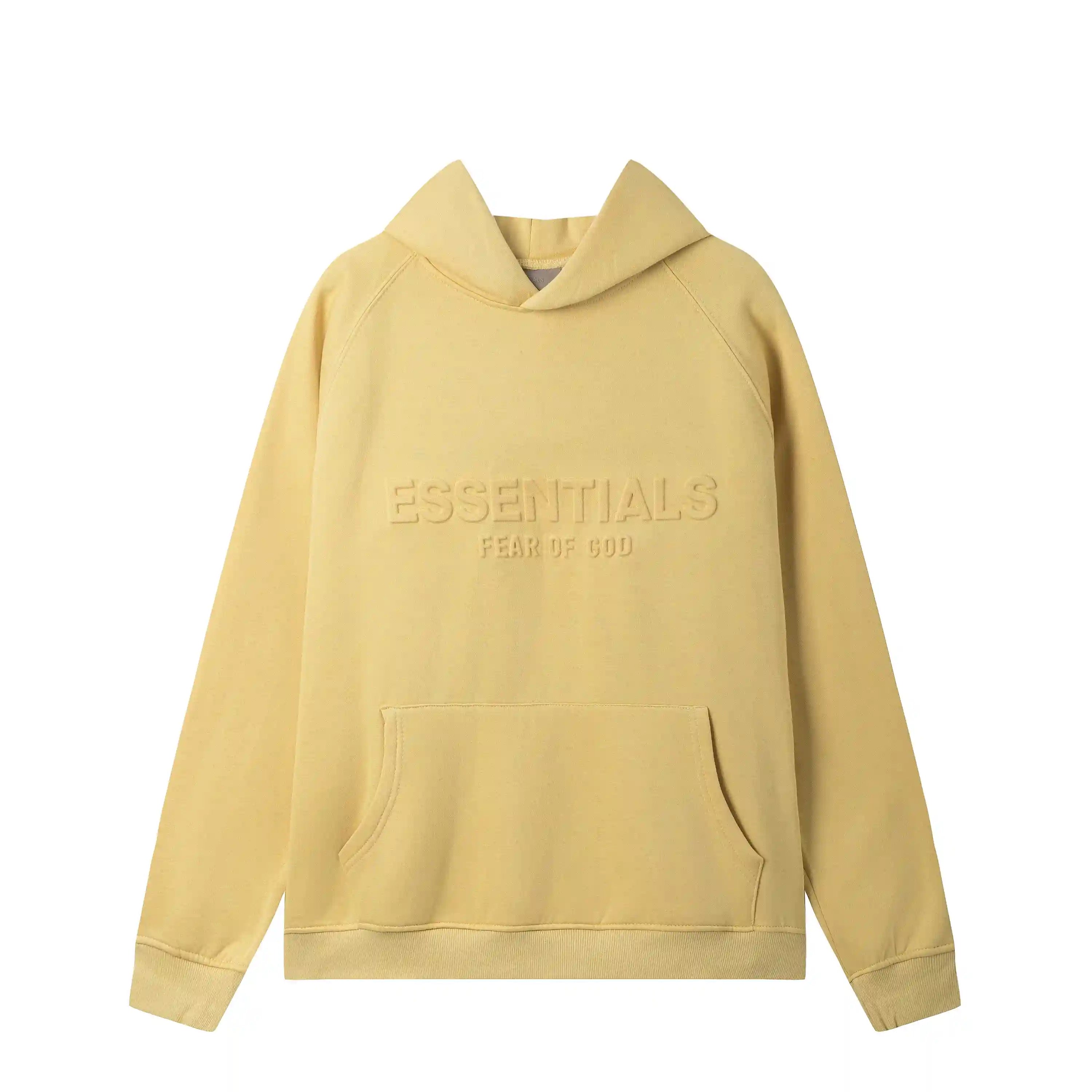 FEAR OF GOD ESSENTIALS Clothing Garden Yellow Longsleeve Tracksuit 4