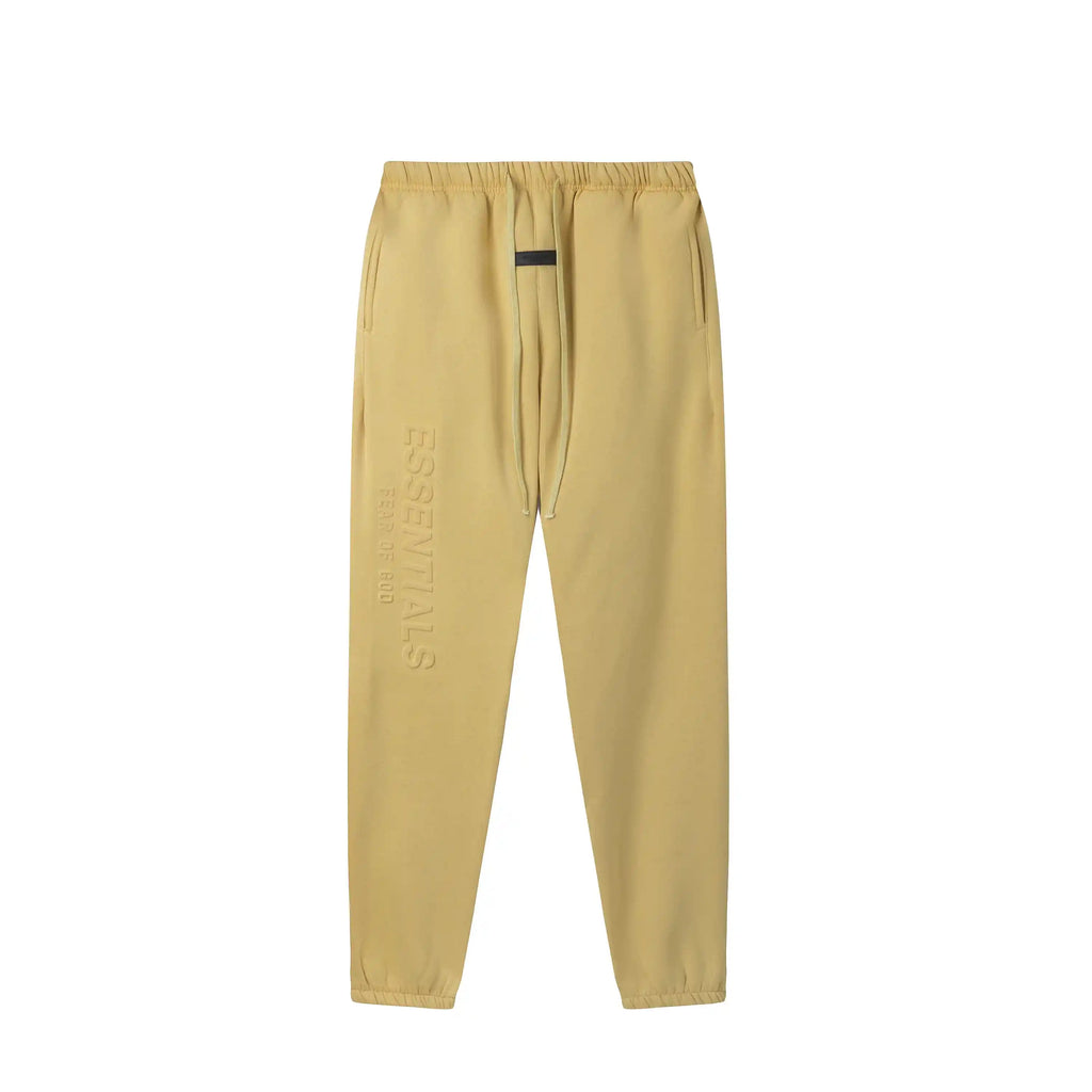 FEAR OF GOD ESSENTIALS Clothing Garden Yellow Longsleeve Tracksuit 6