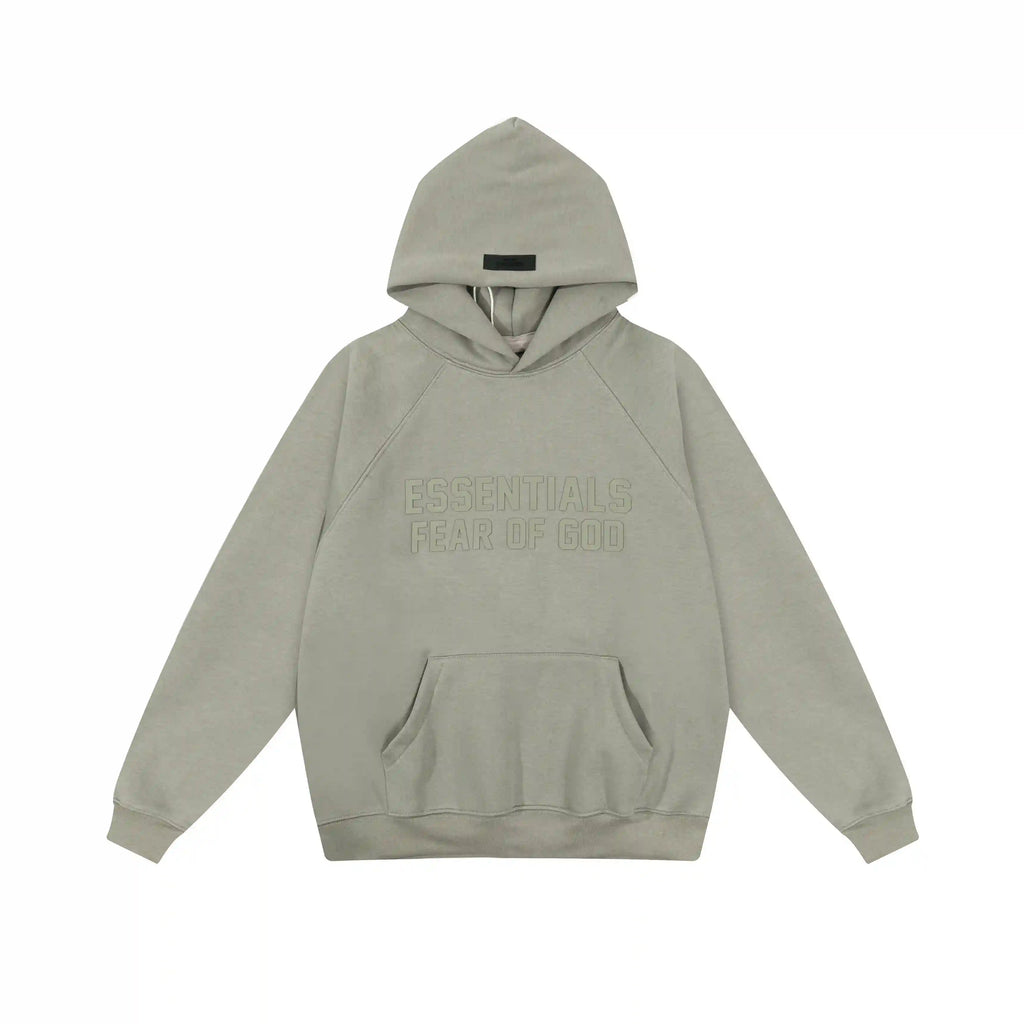 FEAR OF GOD ESSENTIALS Clothing Light Heathered Grey Long Sleeve Tracksuit 3