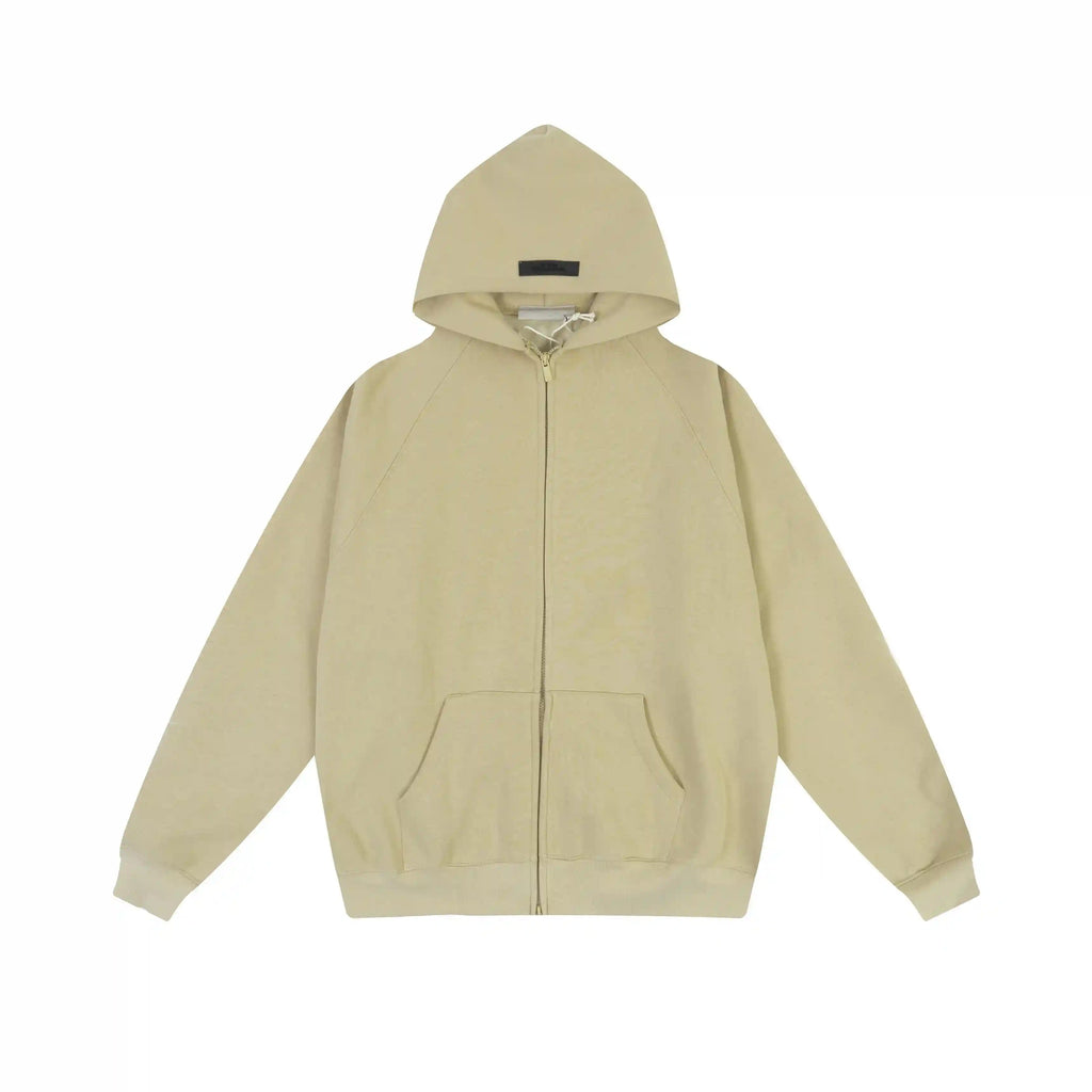 FEAR OF GOD ESSENTIALS Hooded Clothing Hampton Yellow Long Sleeve Tracksuit 3