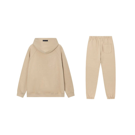 Essentials tracksuit calm shell angled view relaxed fit set