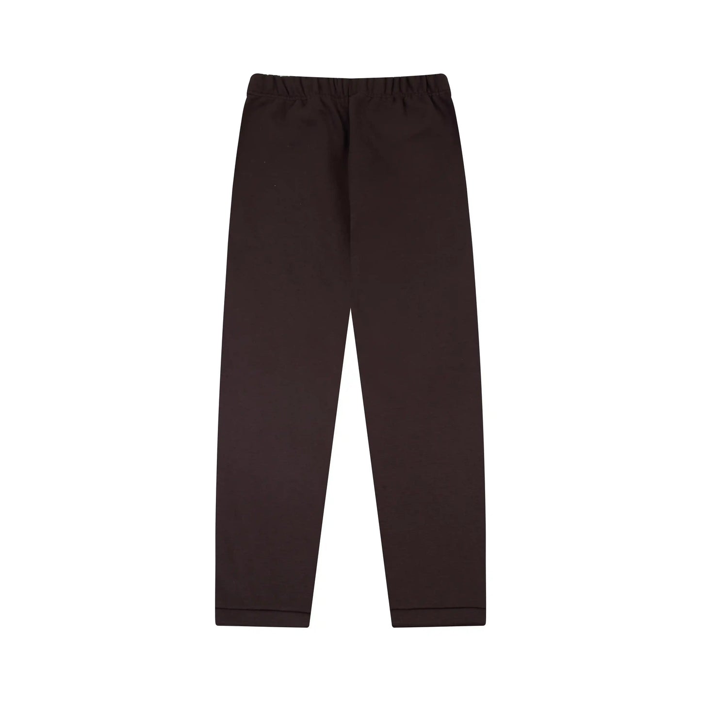 Fear of God Essentials congo brown tracksuit back view hoodie and joggers