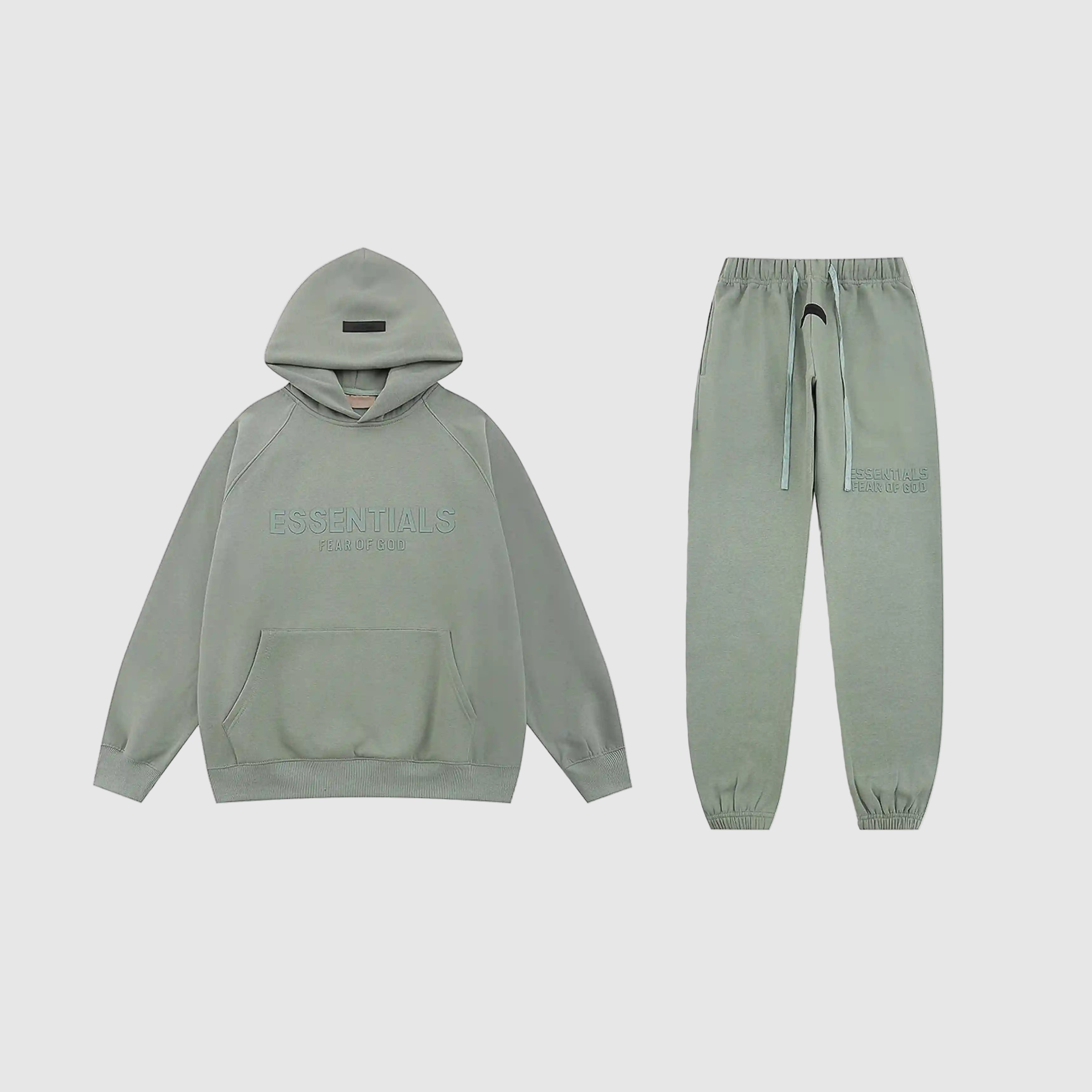 FEAR OF GOD Hooded ESSENTIALS Clothing Dawn Long Sleeve Tracksuit 1