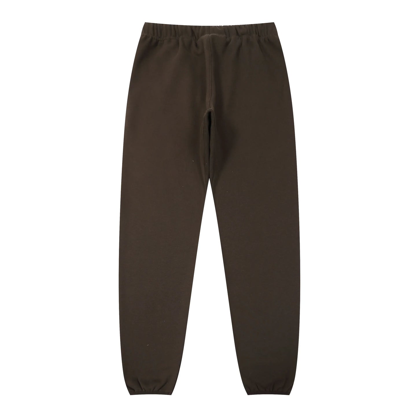 Fear of God Essentials english walnut tracksuit back view hoodie and joggers