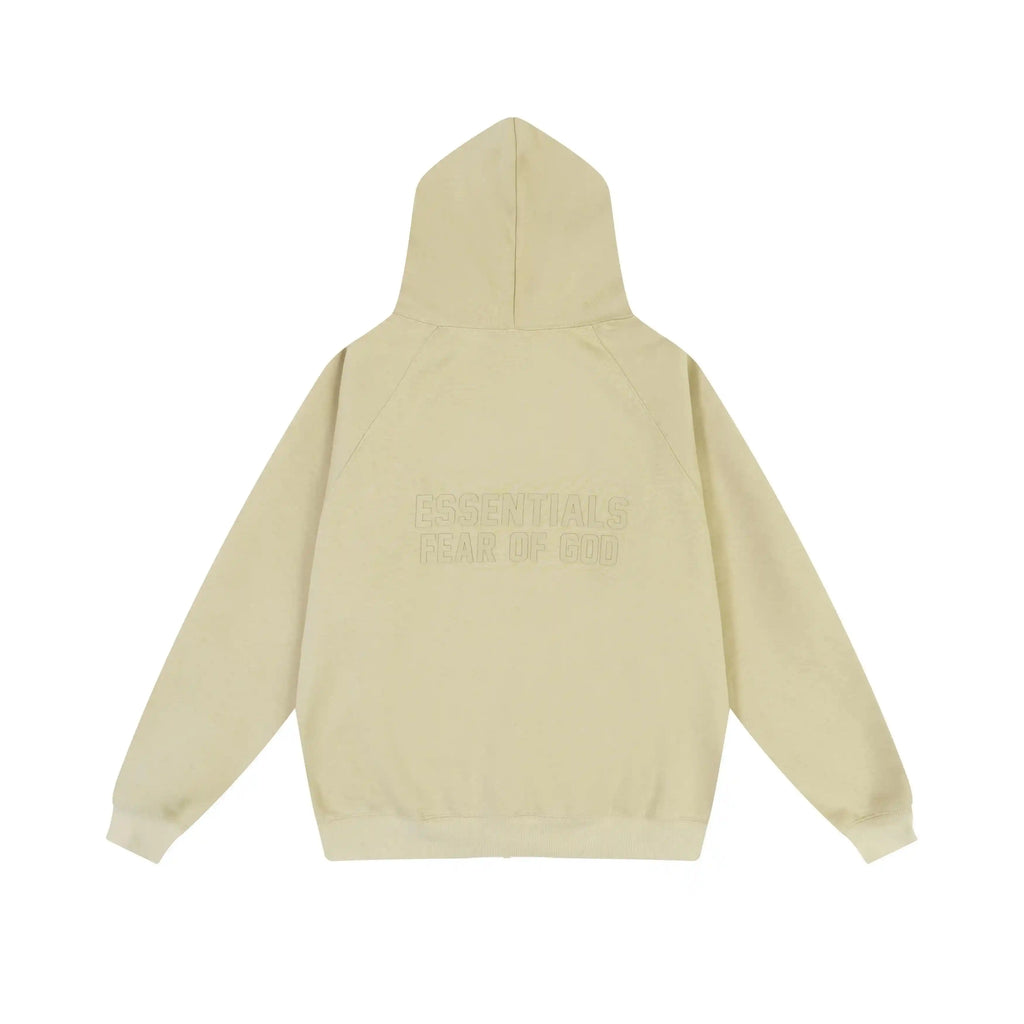 FEAR OF GOD Hooded ESSENTIALS Clothing Hampton Yellow Long Sleeve Tracksuit 4