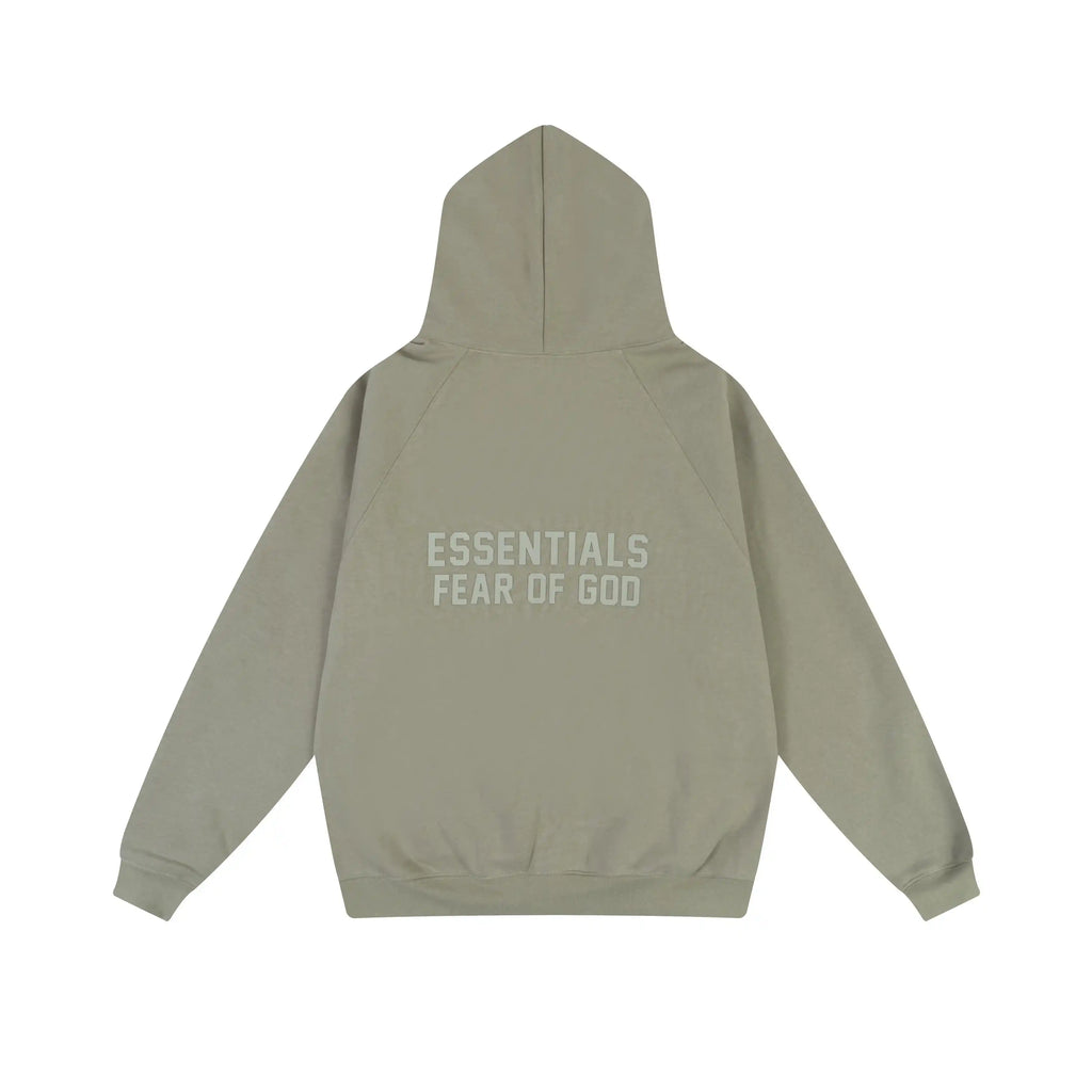 FEAR OF GOD Hooded ESSENTIALS Clothing Heathered Grey Tracksuit 4