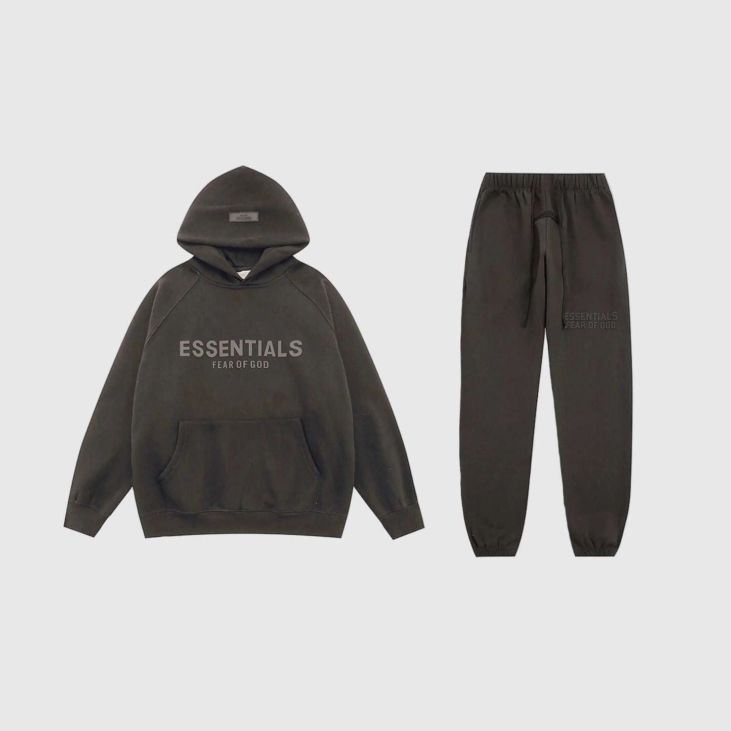 Essentials ink everyday comfort fleece tracksuit set with relaxed fit by Fear Of God